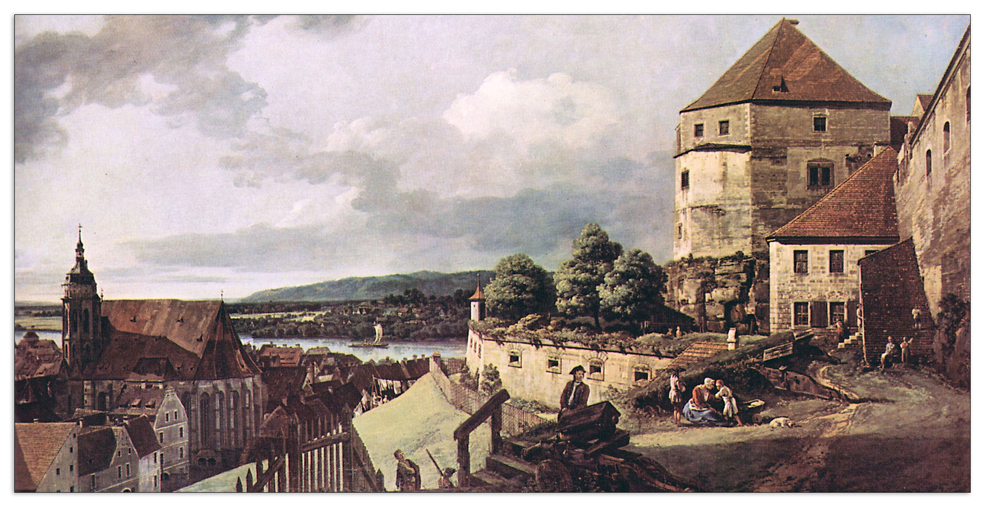 View of Pirna I cm 100x50