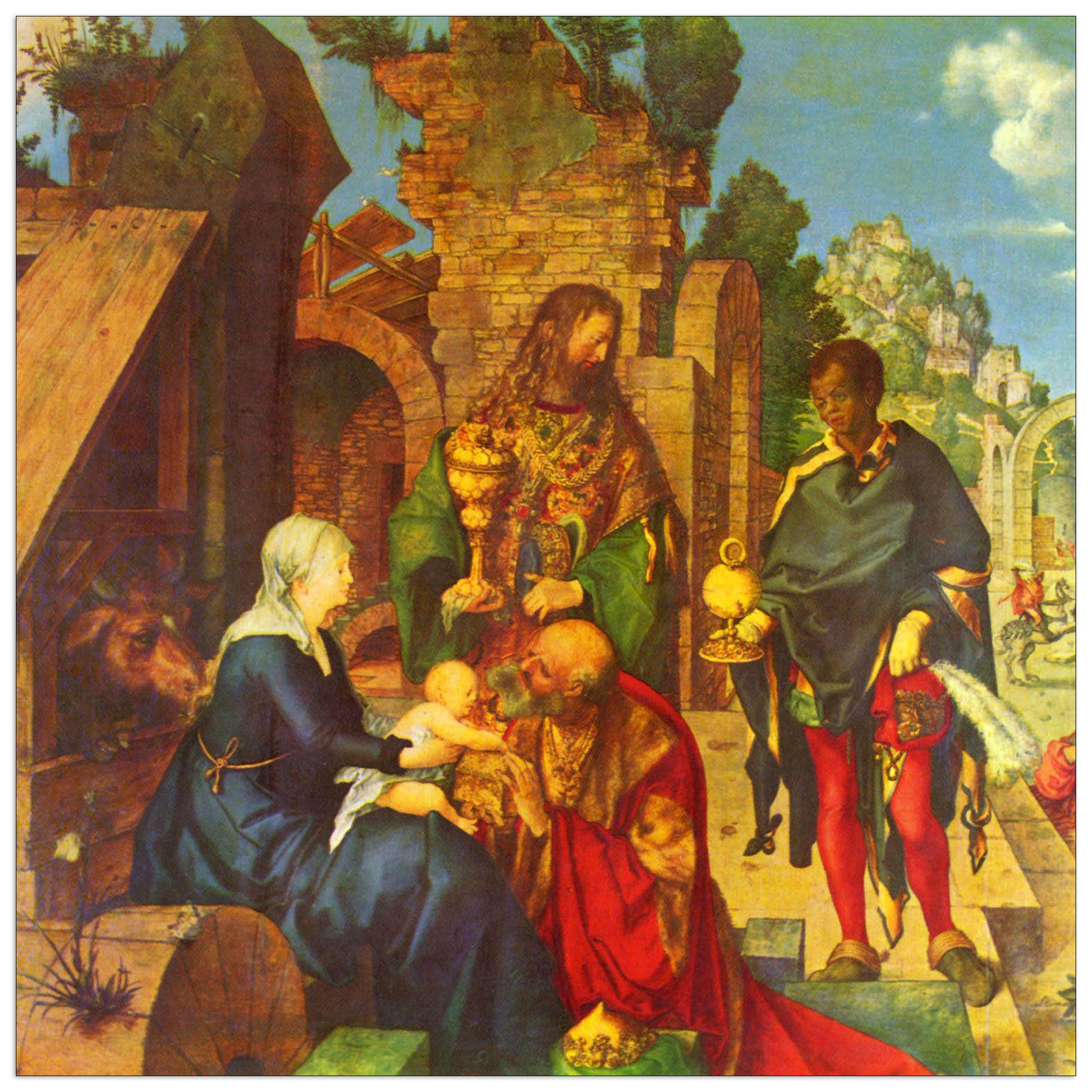 Adoration of the Magi cm 70x70