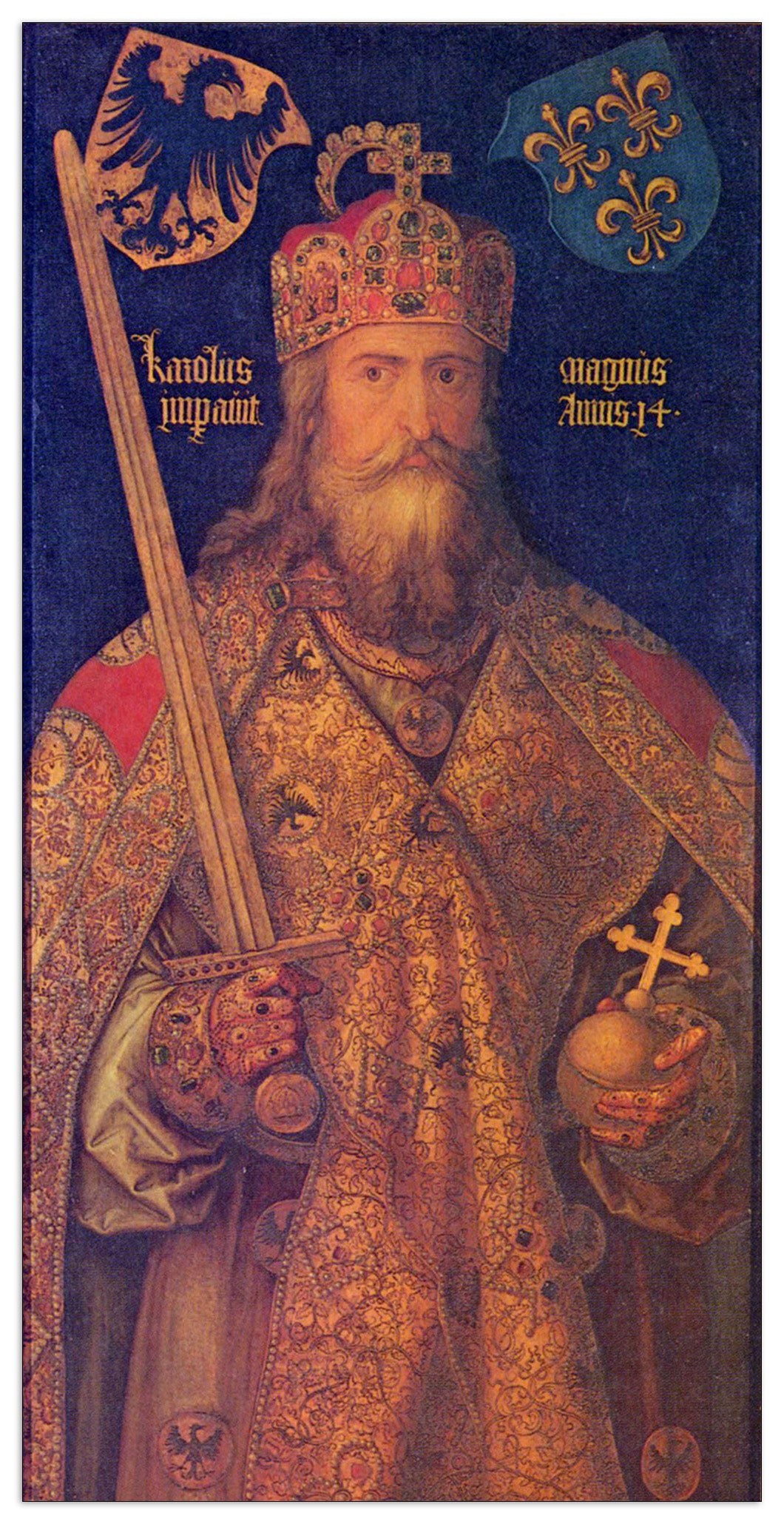Emperor Charles the Great cm 50x100