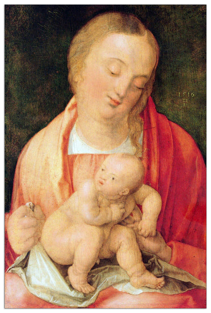 Mary with the child squatting cm 60x90