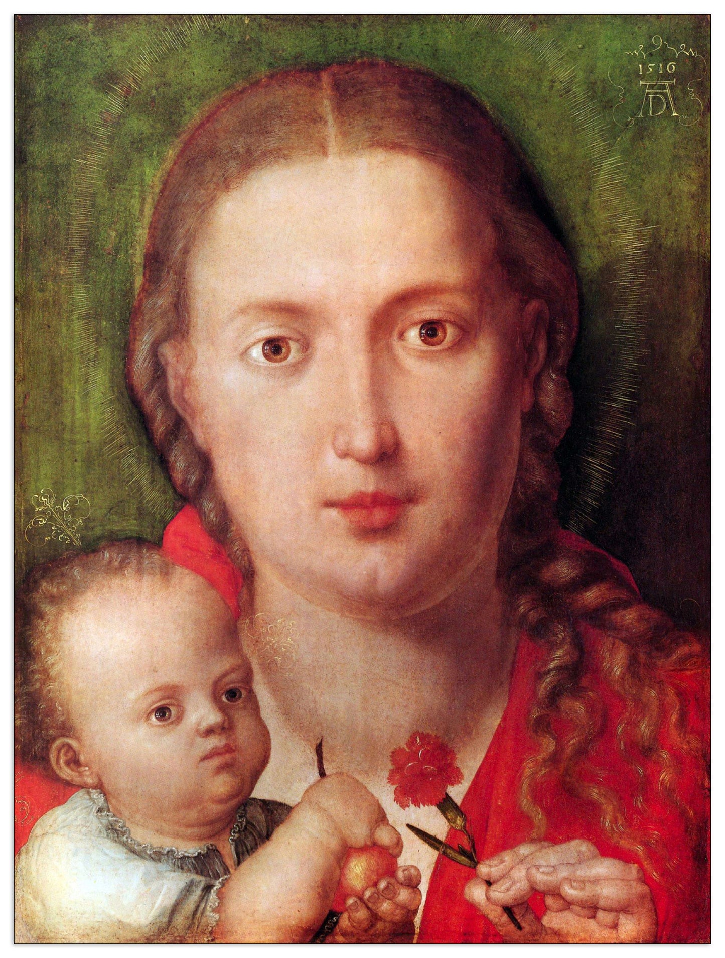 Mary with the carnation cm 60x80