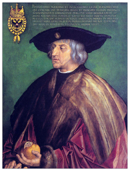 Portrait of Emperor Maximilian cm 60x80