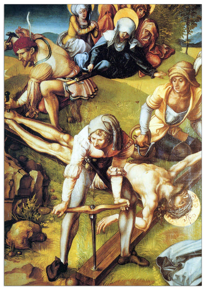 The seven Mary's pain - nailing on the Cross cm 70x100