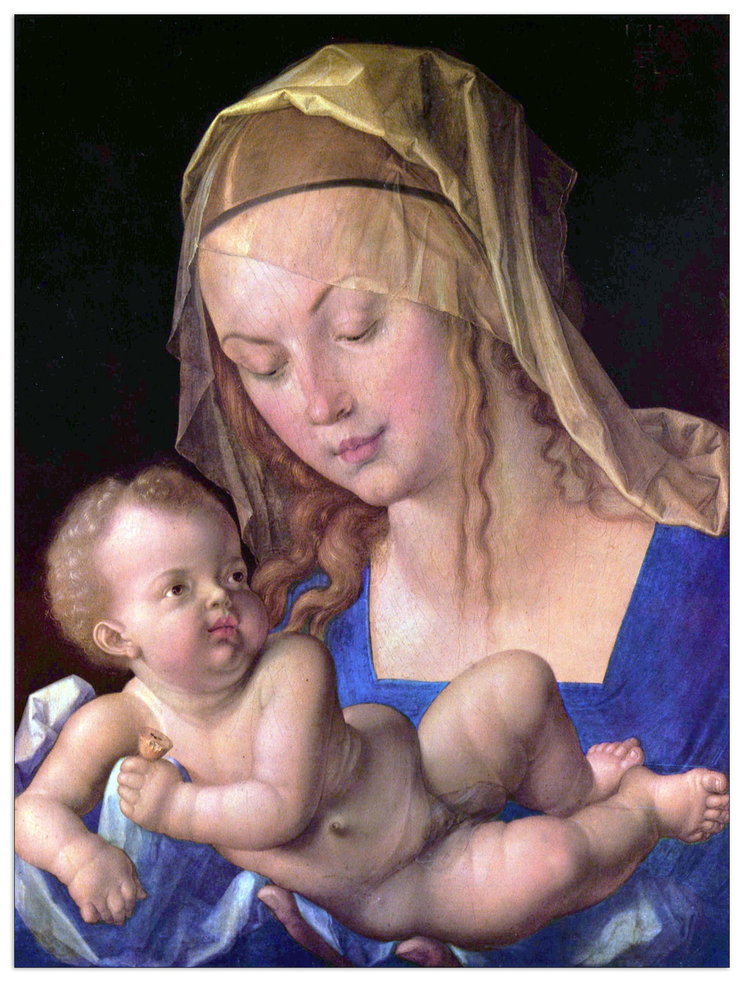 The Madonna with the pear slices cm 60x80