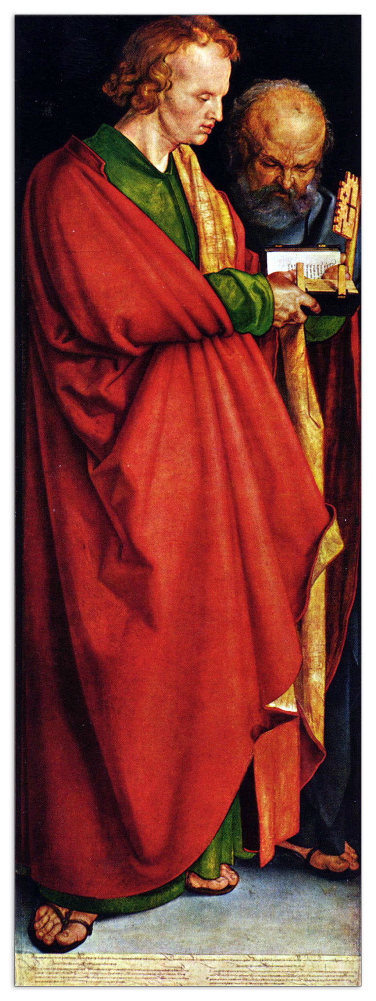 The Saints John and Peter cm 50x140