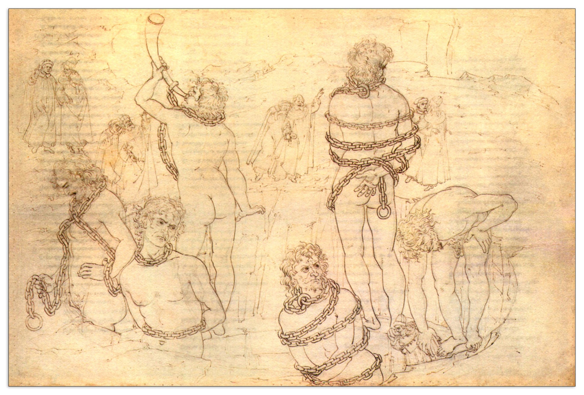 Dante and Virgil cm 90x60
