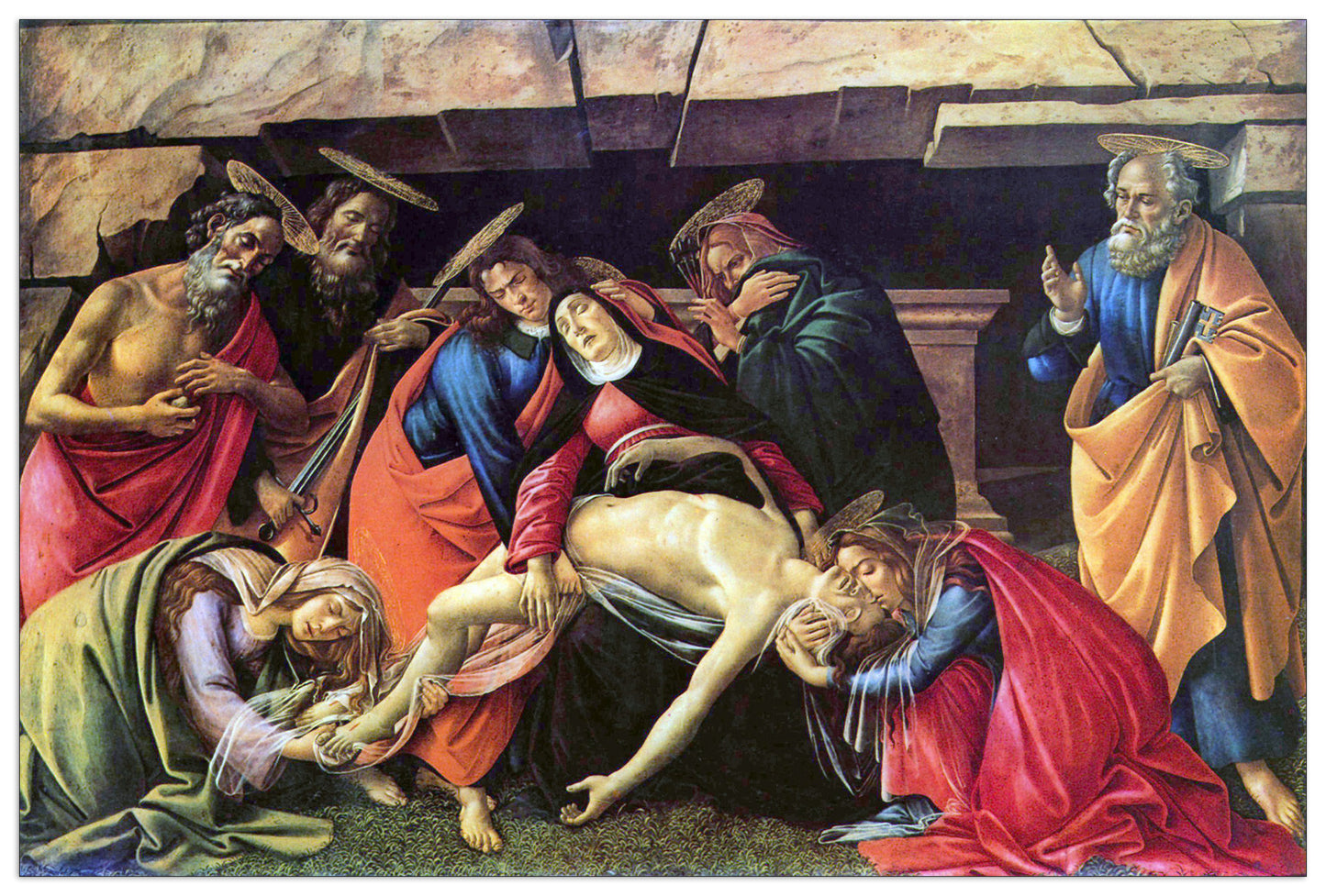 Lamentation of Christ cm 90x60