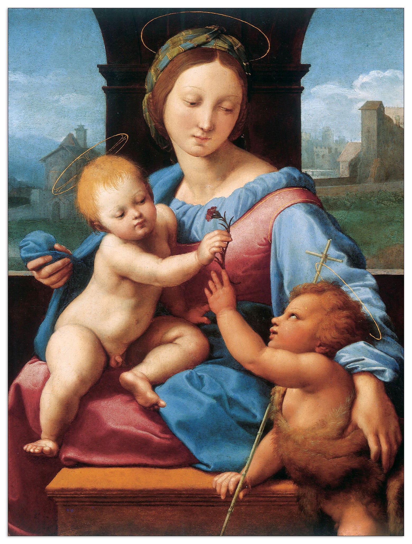 madonna aldobrandini cm 60x80