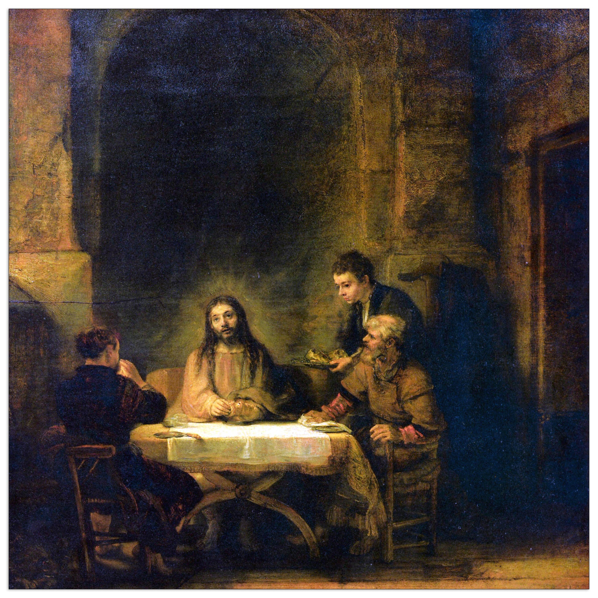 Christus in Emmaus cm 70x70