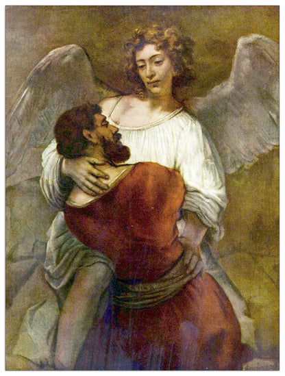 Jacob's struggle with the angel cm 60x80
