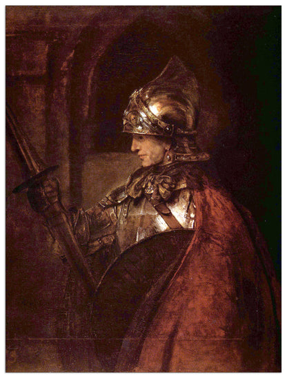 Man with arms (Alexander the Great) cm 60x80