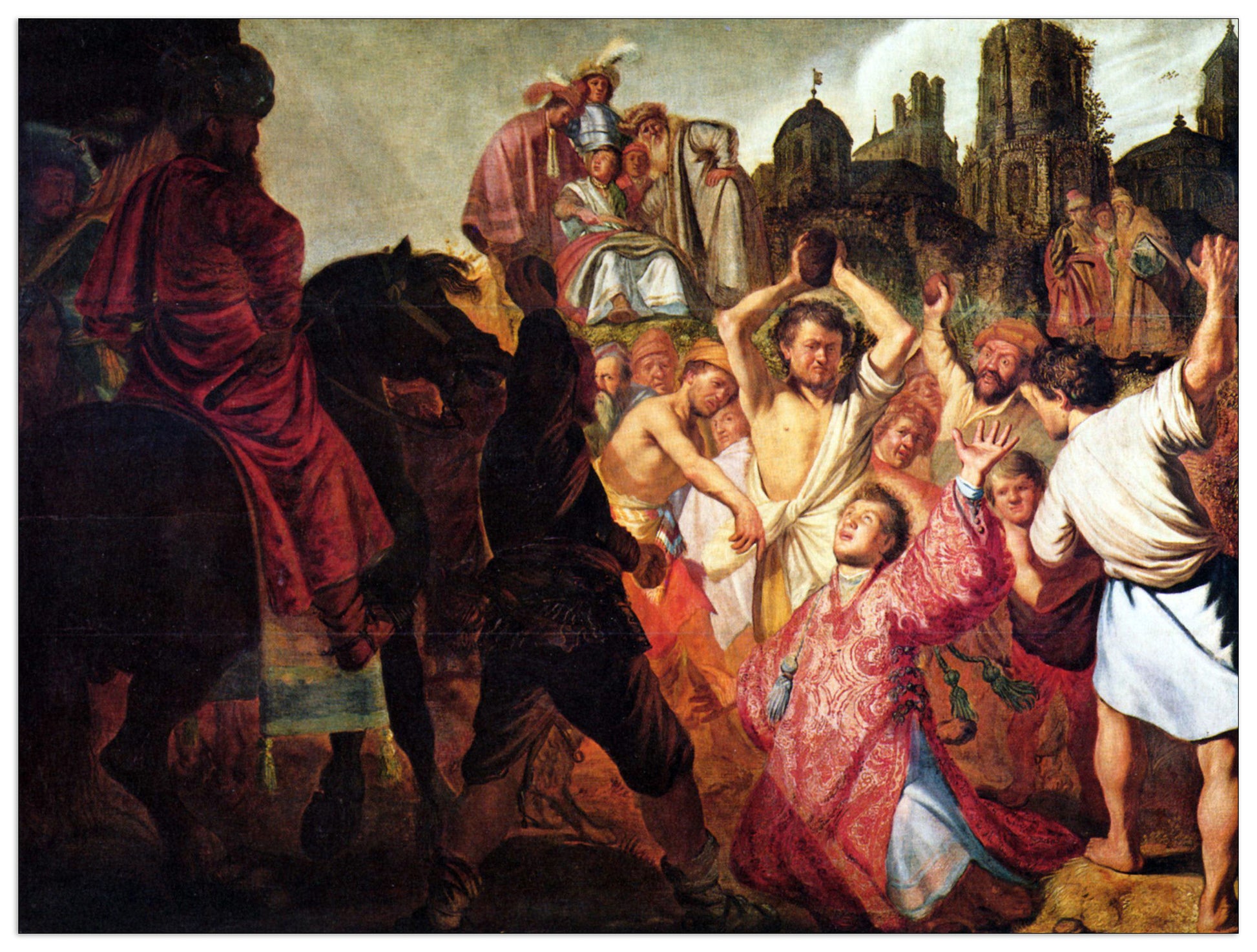 Stoning of Stephen cm 80x60