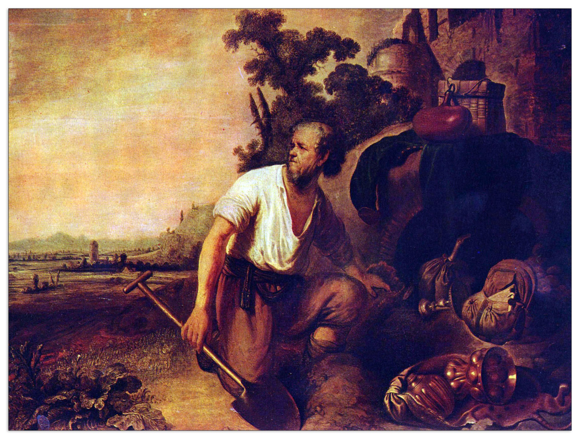 The parable of the treasure graves cm 80x60