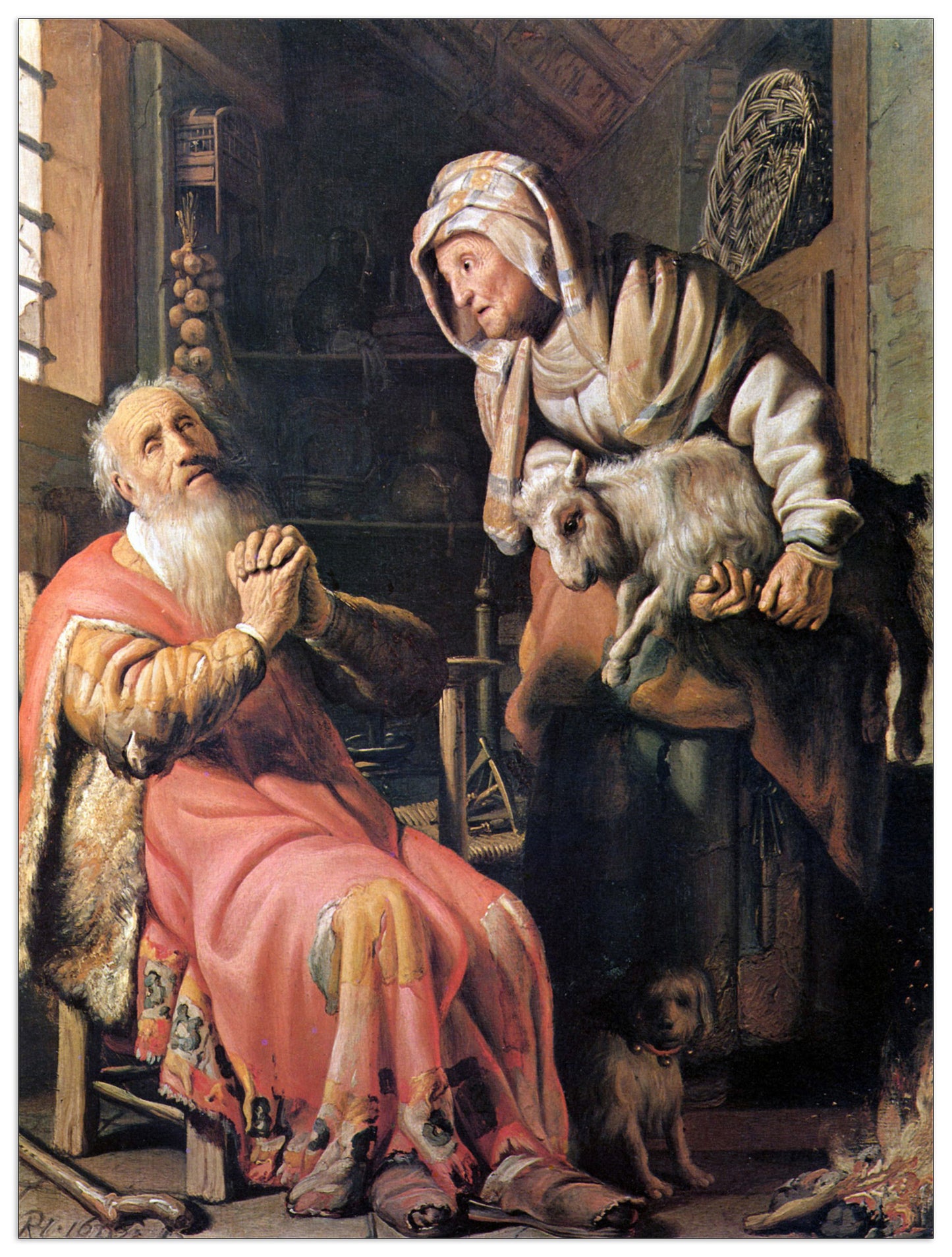 Tobias suspected his wife of stealing cm 60x80