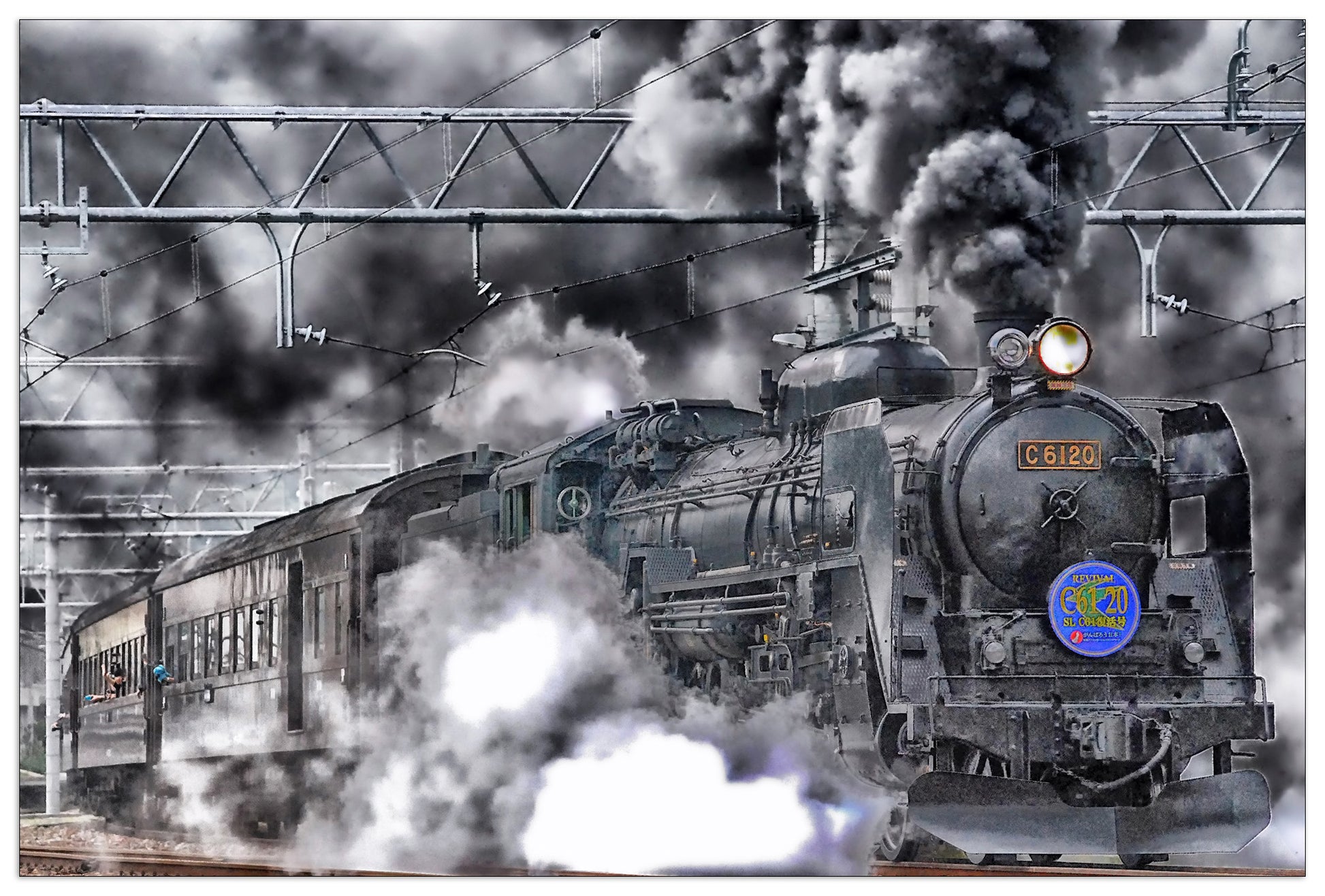 Japan Train cm 90x60