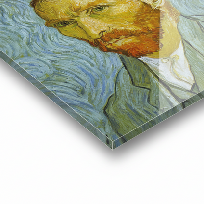 Homage to Van Gogh - Self Portrait - cm 50x50 - Pannello Acrilico
