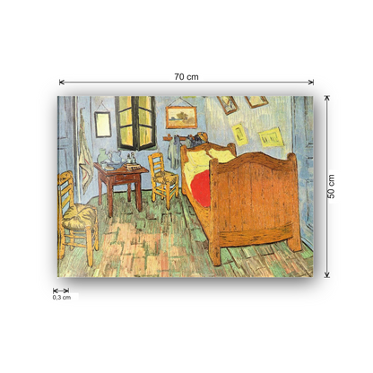 Homage to Van Gogh - Van Gogh's Bedroom cm 70x50 - misure