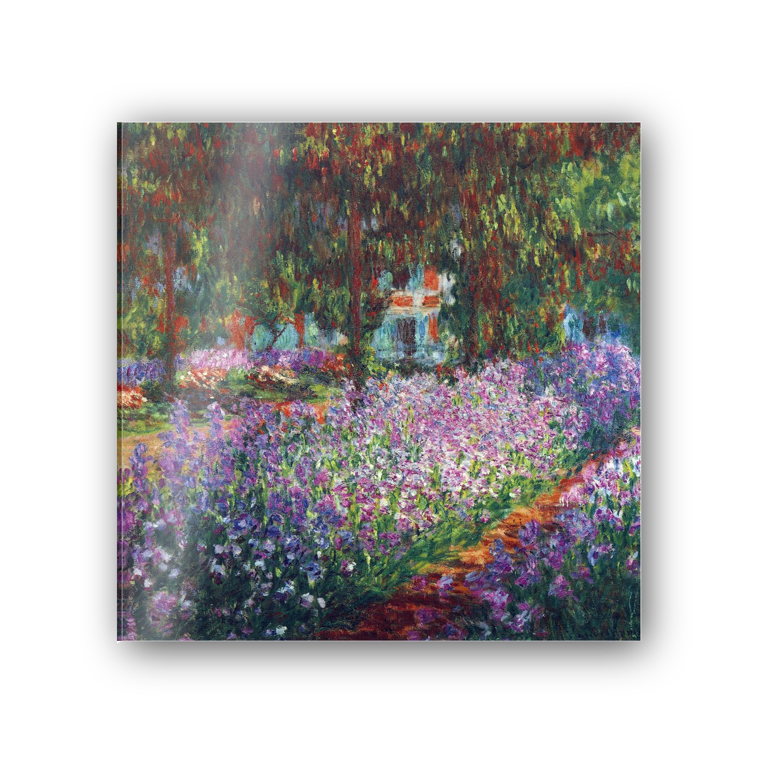 Homage to Monet - Monet's garden in Giverny cm 50x50