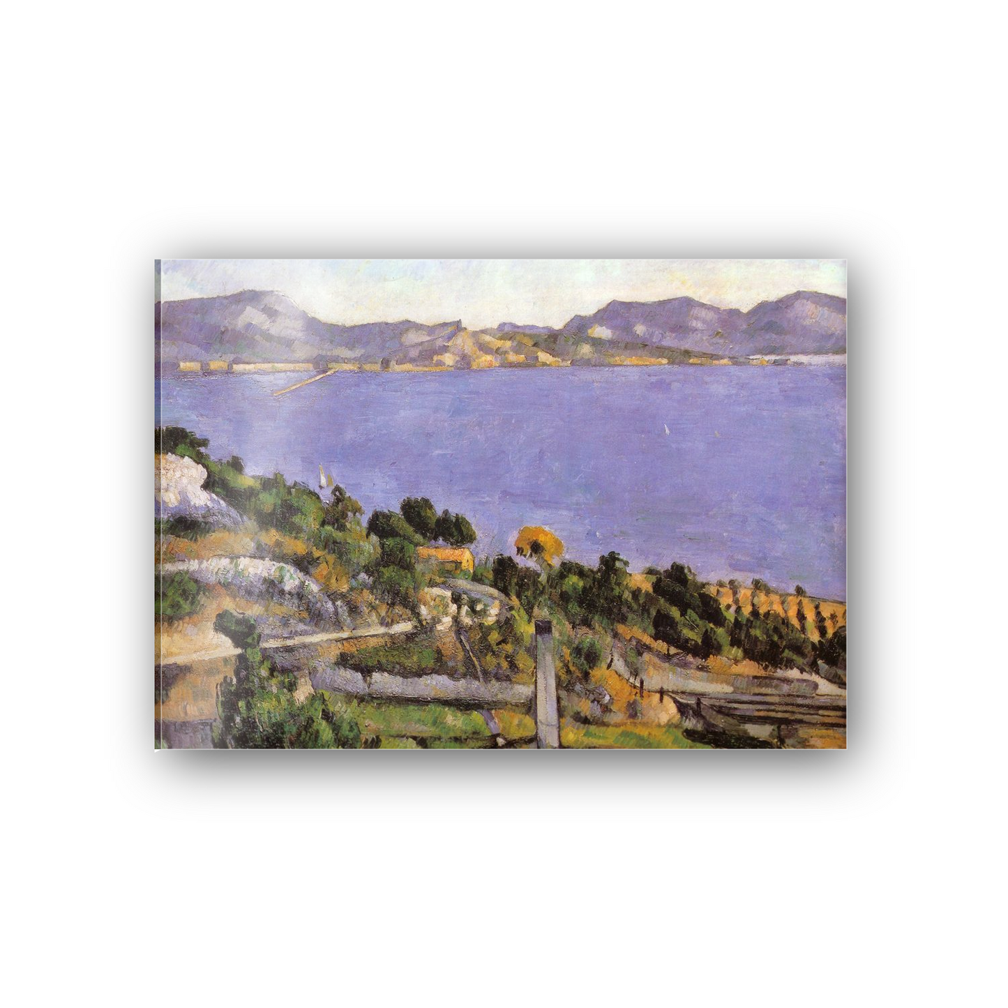 Homage to Cézanne - L'Estaque vue du golfe de Marseille 1878 cm 70x50