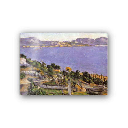 Homage to Cézanne - L'Estaque vue du golfe de Marseille 1878 cm 70x50