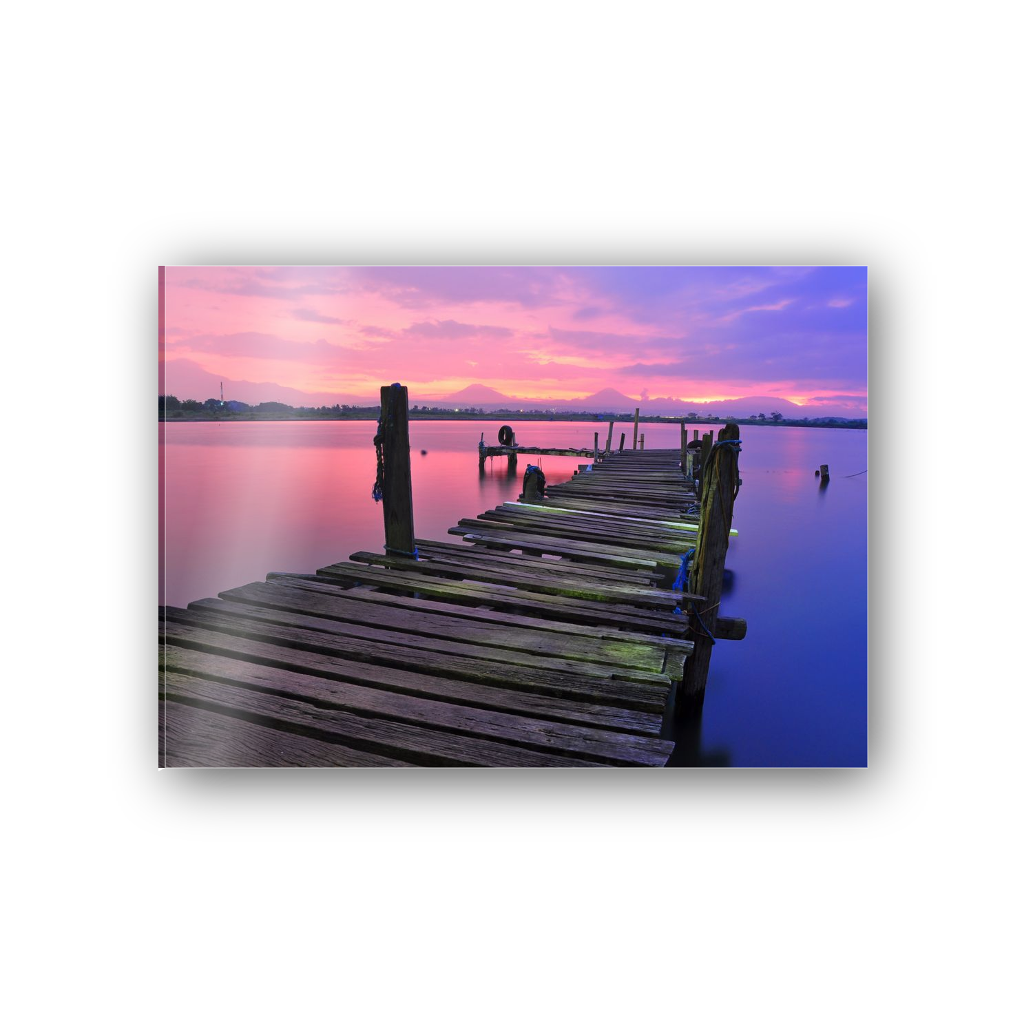 Bridge on lake cm 70x50