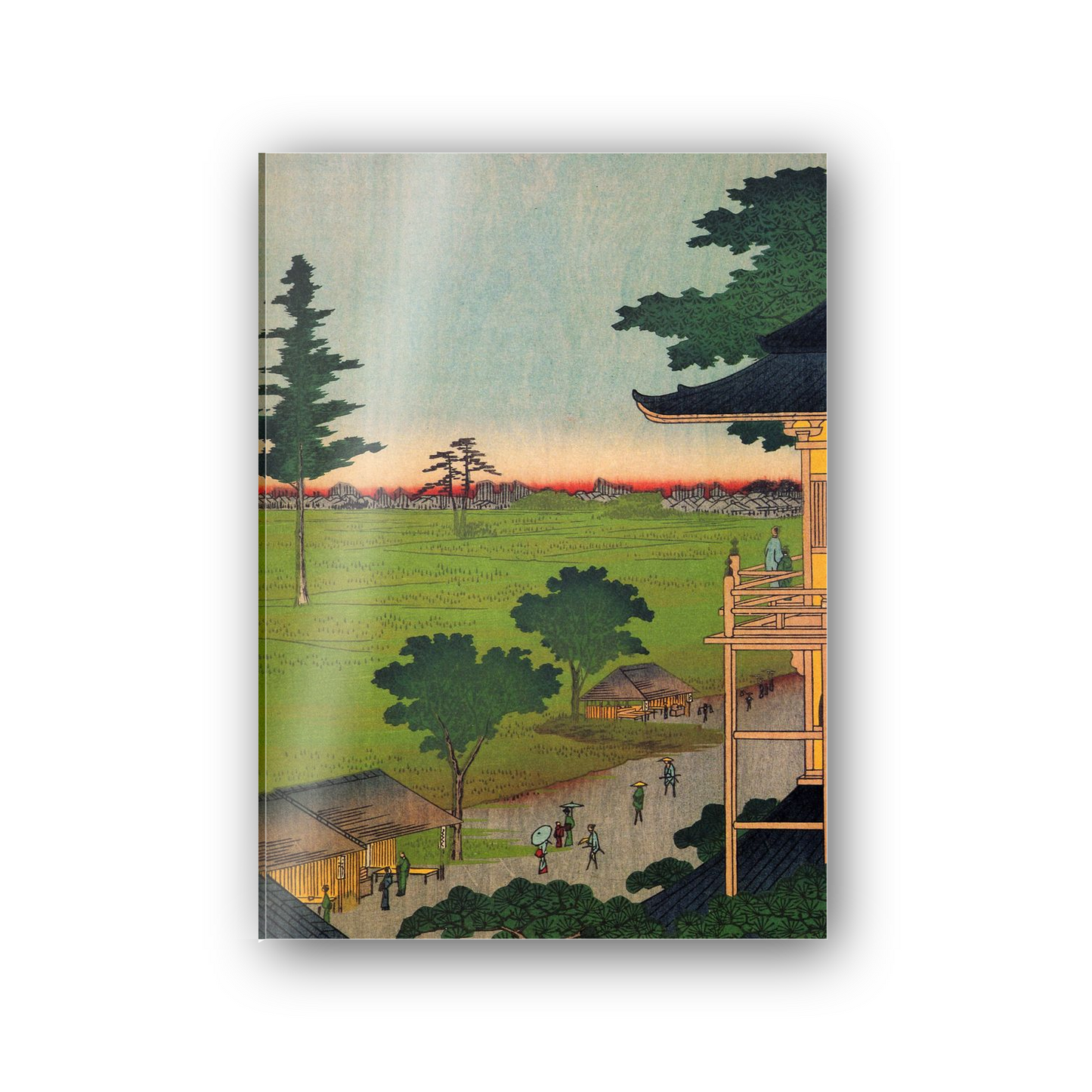 Homage to Hiroshige - Rakan Temple cm 50x70
