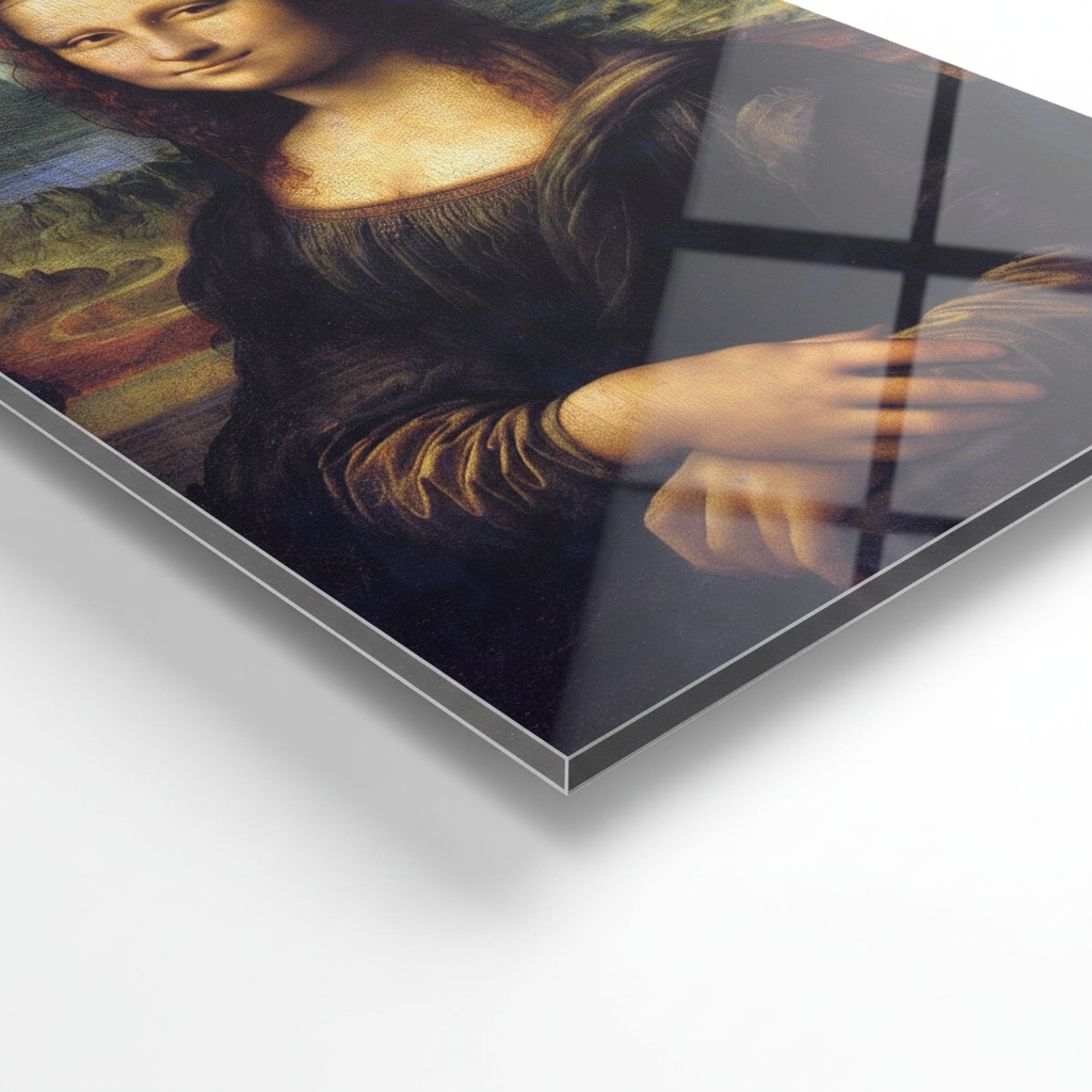 Homage to Leonardo - Mona Lisa - cm 50x70 - Pannello Acrilico