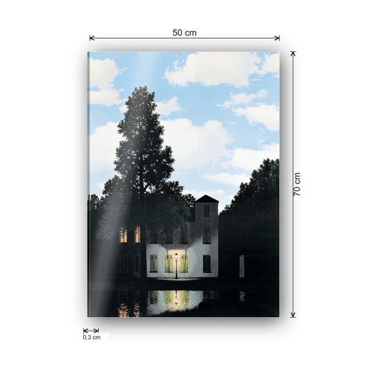 Homage to Magritte - L'Empire des Lumières cm 50x70 - misure