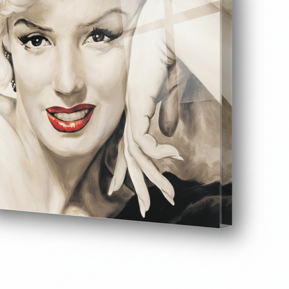 Homage to Marilyn - cm 50x50 - Pannello Acrilico