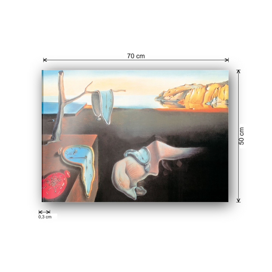 Homage to Dalì - Persistence of Memory cm 70x50 - misure