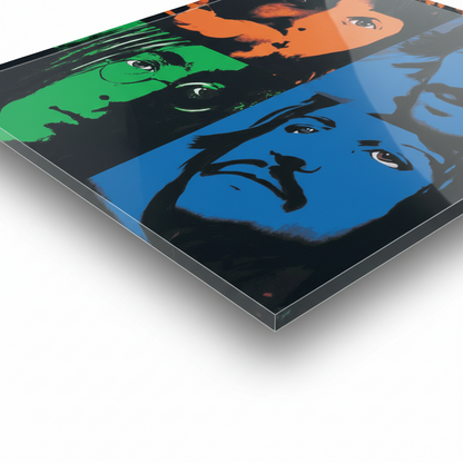 The Beatles - cm 50x50 - Pannello Acrilico