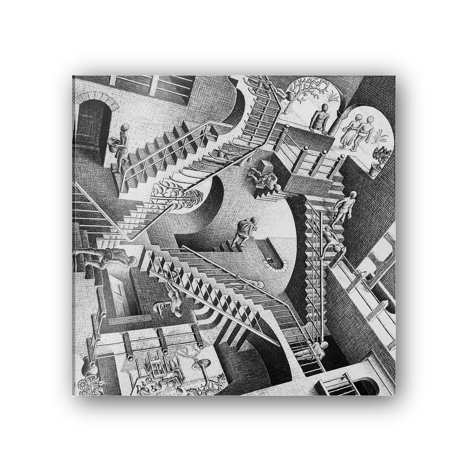 Homage to Escher - Relativity, 1953 cm 50x50