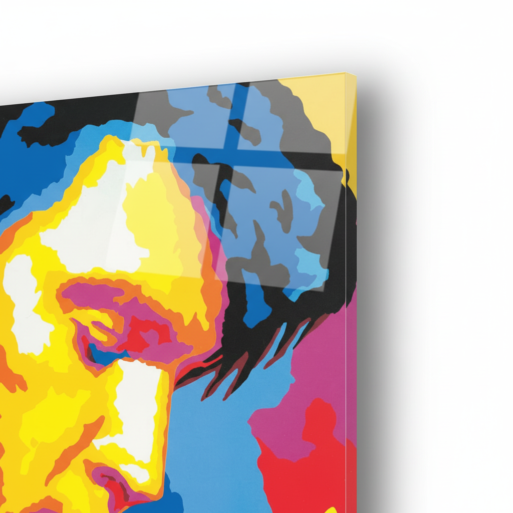 Homage to Elvis - cm 50x50 - Pannello Acrilico