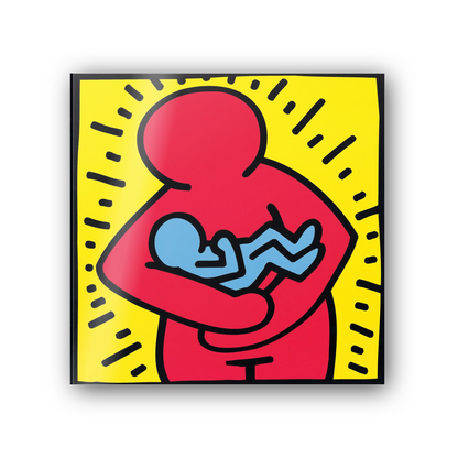 Homage to Haring - Untitled 1986 cm 50x50