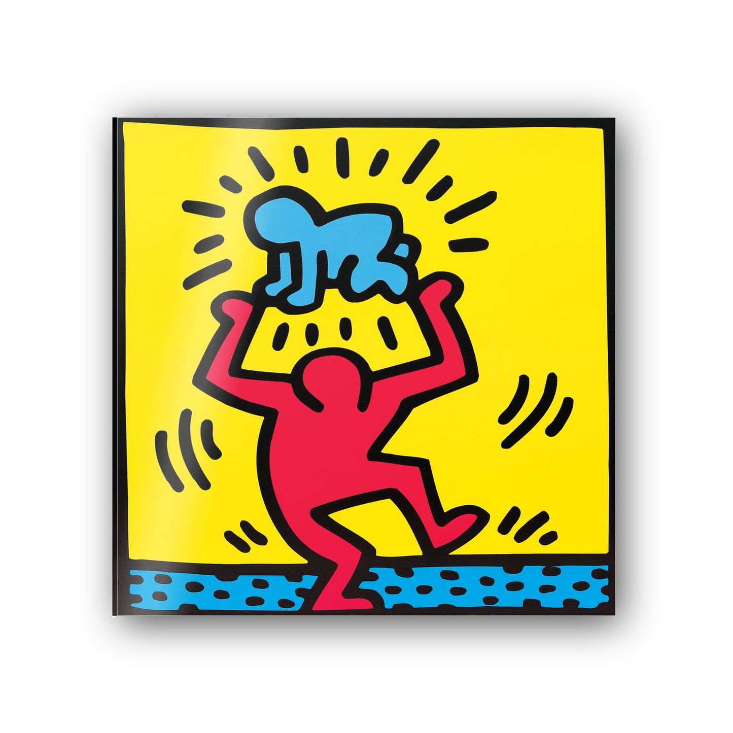 Homage to Haring - Untitled, 1987 cm 50x50