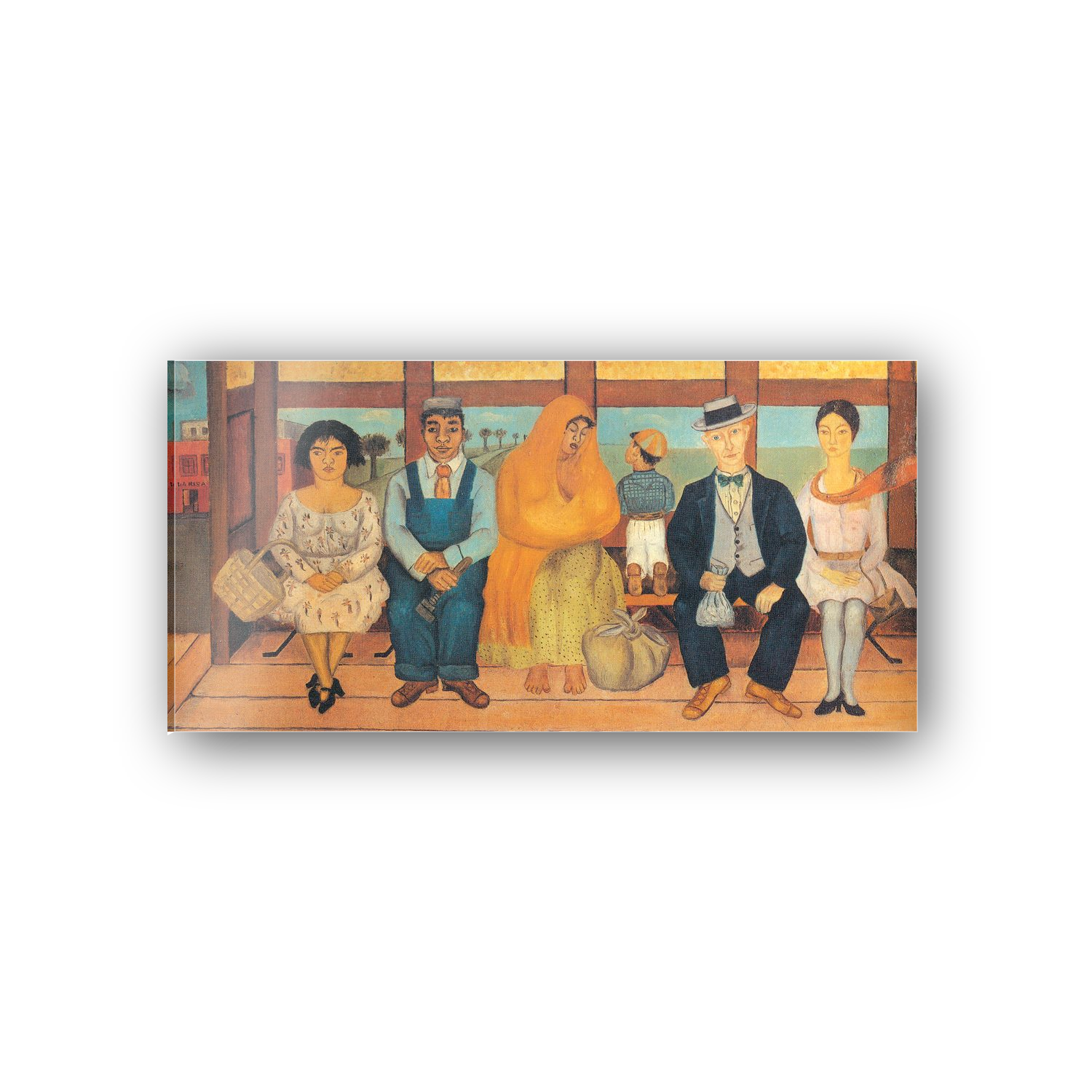 Homage to Frida - The Bus cm 100x50