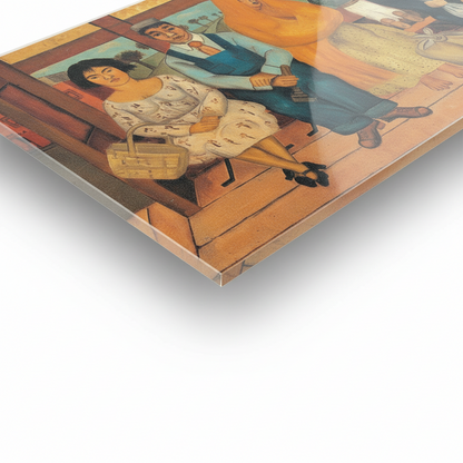 Homage to Frida - The Bus - cm 100x50 - Pannello Acrilico