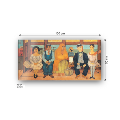 Homage to Frida - The Bus cm 100x50 - misure