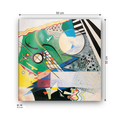 Homage to Kandinsky - Mod. 236 Open Green, 1923 cm 50x50 - misure