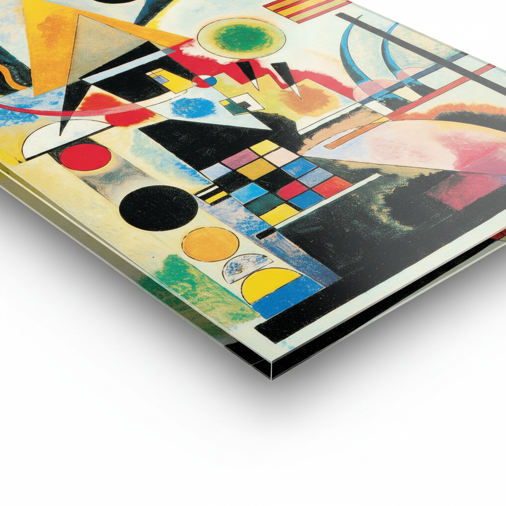 Homage to Kandinsky - Undulation, 1925 - cm 50x70 - Pannello Acrilico