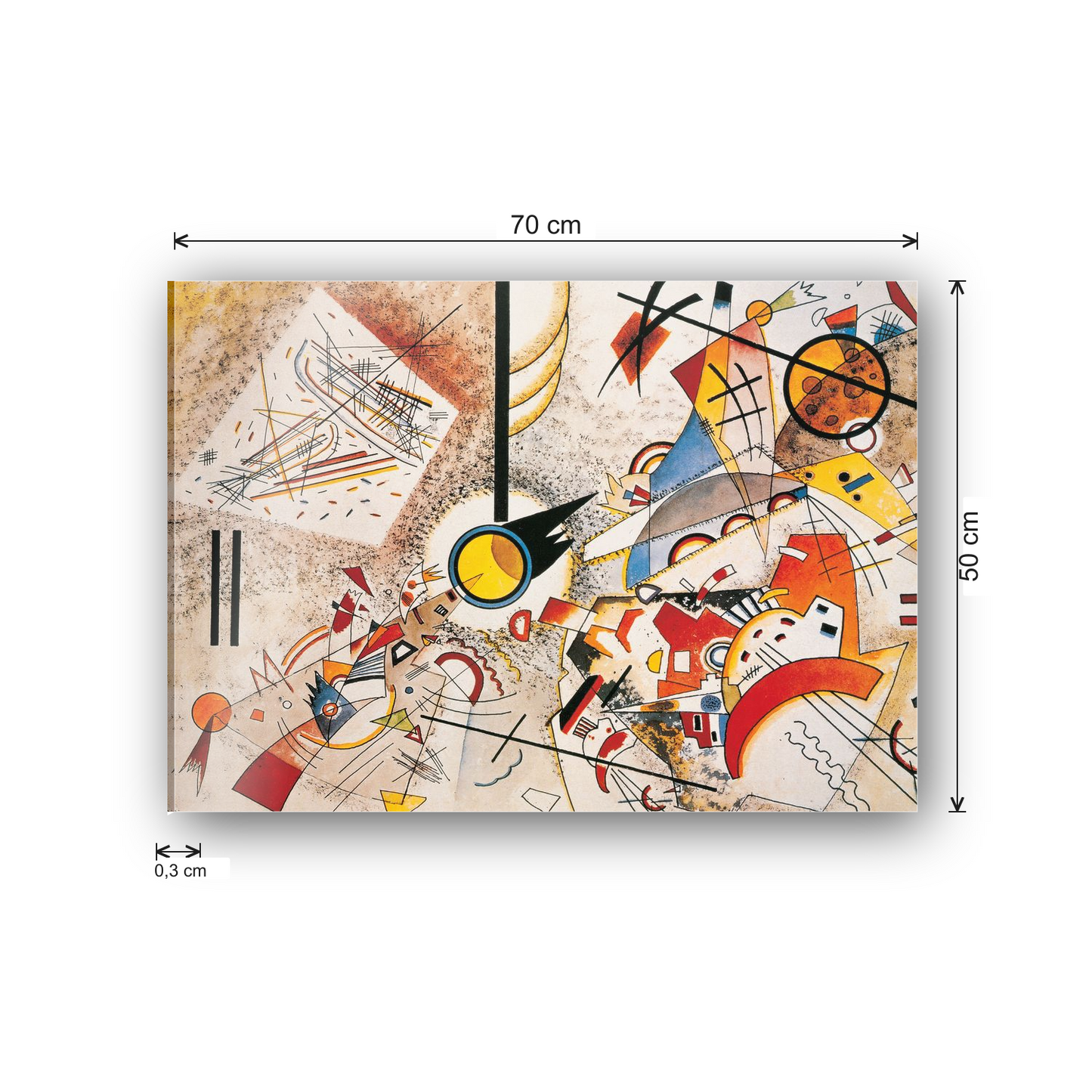 Homage to Kandinsky - Sans titre, 1923 cm 70x50 - misure