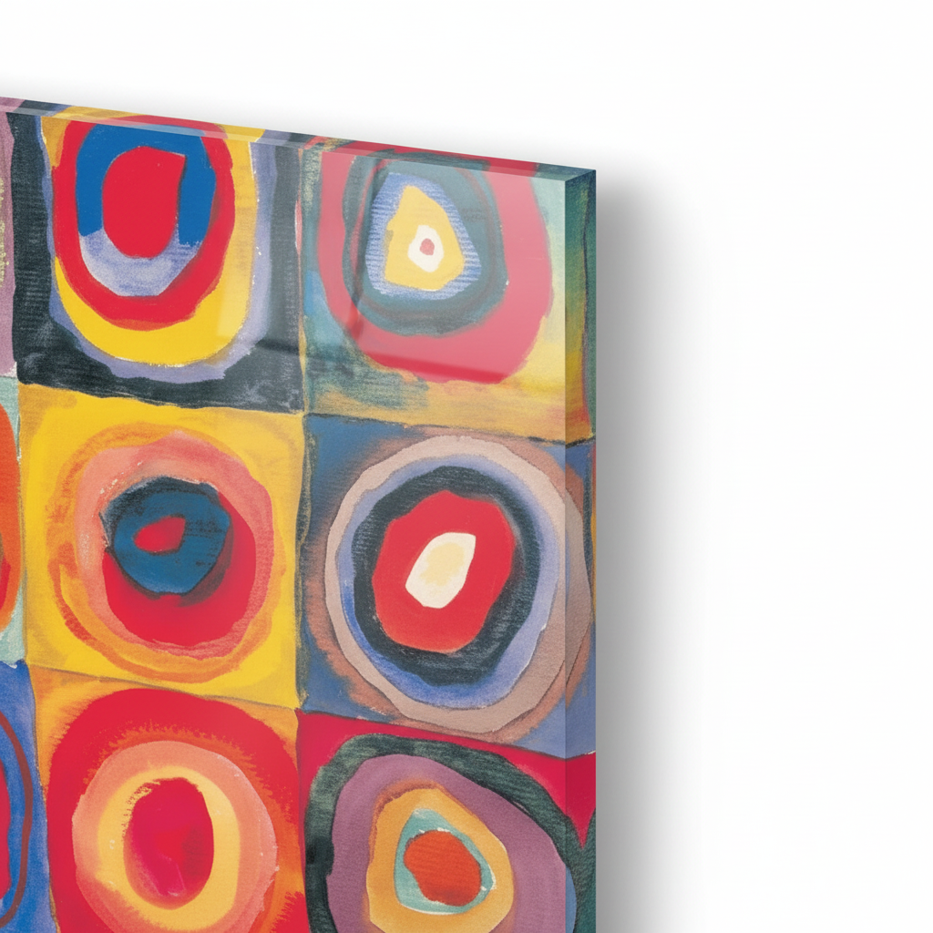 Homage to Kandinsky - Study of Color - cm 70x50 - Pannello Acrilico