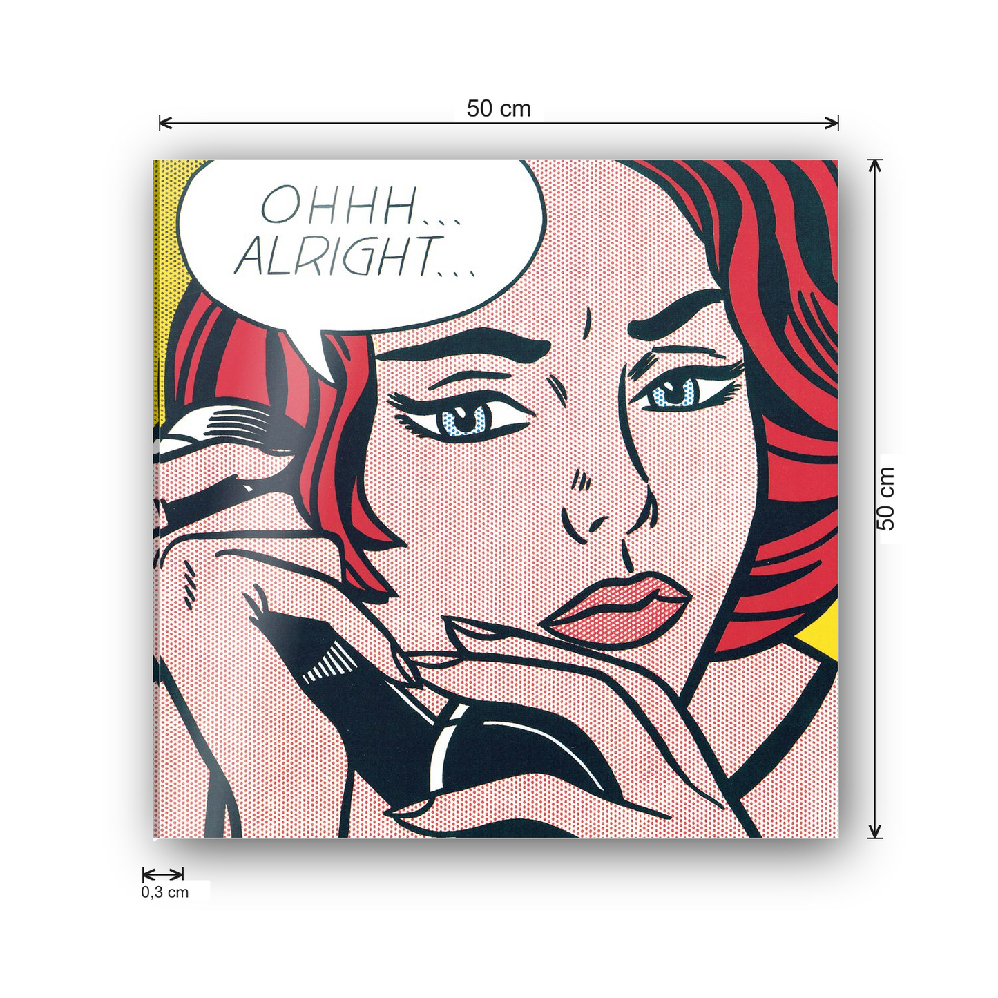 Homage to Lichtenstein - Ohhh... Alright..., 1964 cm 50x50 - misure