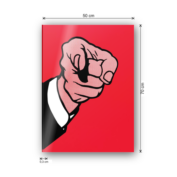 Homage to Lichtenstein - Untitled, 1973 - cm 50x70 - Pannello Acrilico