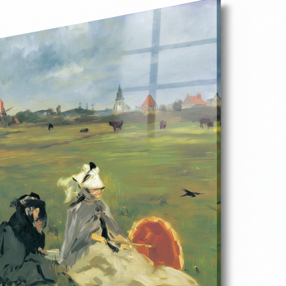Homage to Manet - Les Hirondelles - cm 50x50 - Pannello Acrilico