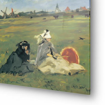 Homage to Manet - Les Hirondelles - cm 50x50 - Pannello Acrilico