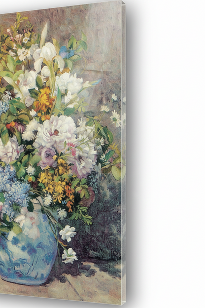 Homage to Renoir - Spring Flowers - cm 50x70 - Pannello Acrilico
