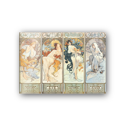 Homage to Mucha - Les Saisons, 1897  cm 70x50