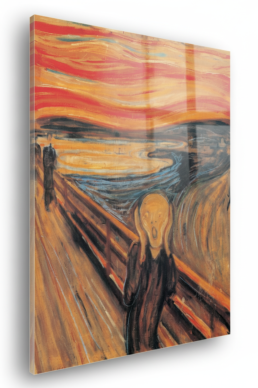 Homage to Munch - The Scream - cm 50x70 - Pannello Acrilico