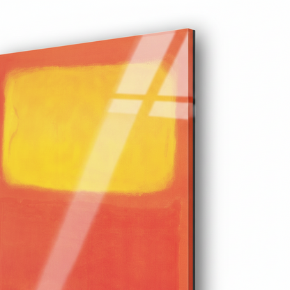 Homage to Rothko - Orange And Yellow - cm 50x70 - Pannello Acrilico